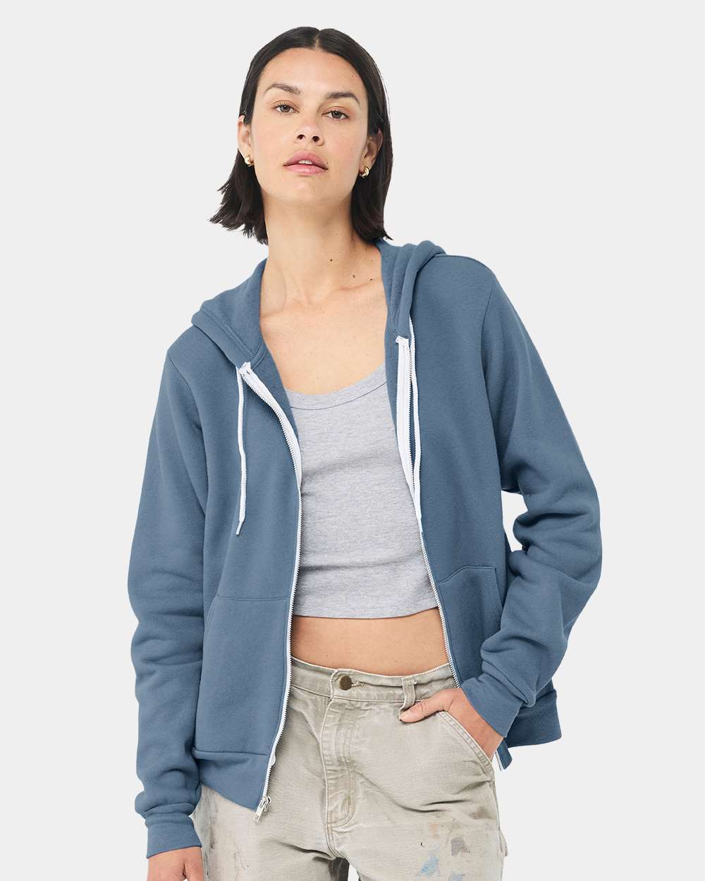 Bella+Canvas Full Zip Sweatshirt - Birdie DTF Print Ready