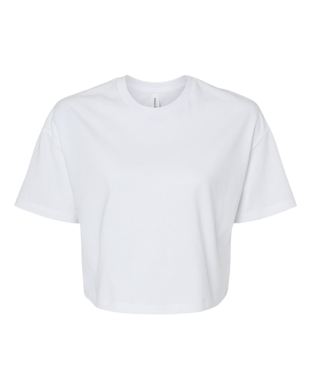 White t-shirt on a white background