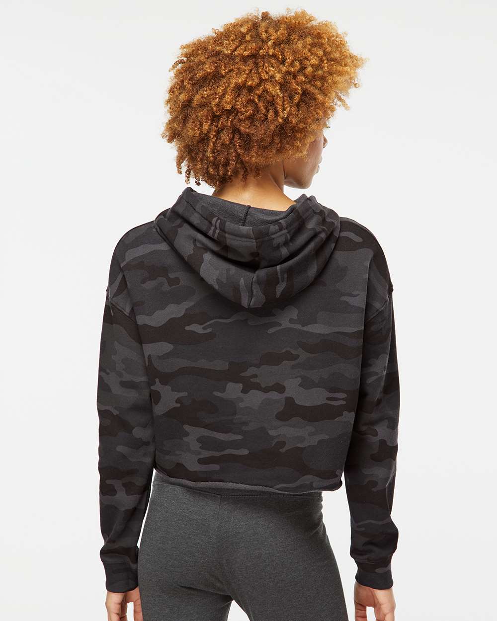 ITC Crop Hoodie - Birdie DTF Print Ready